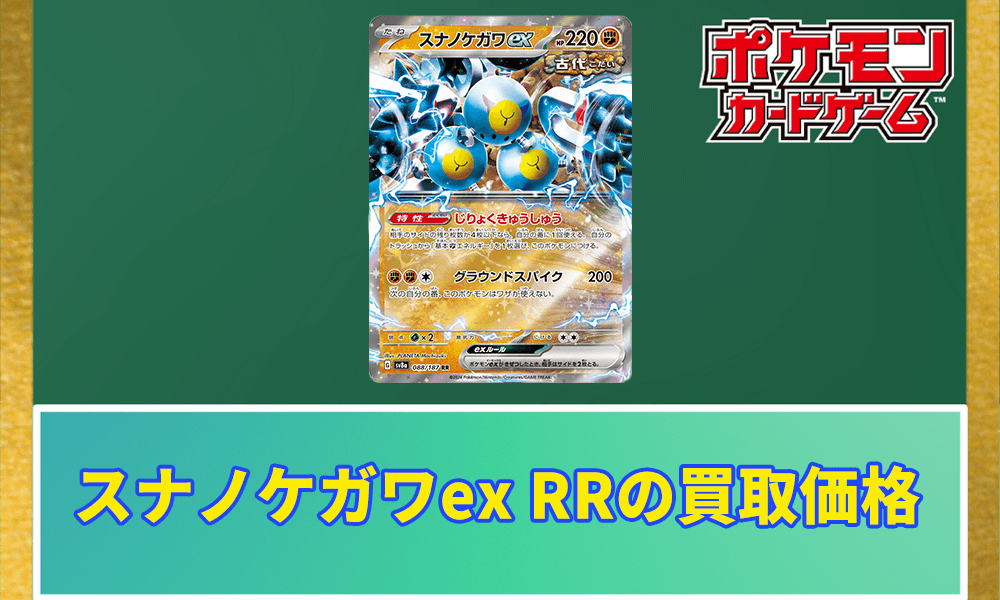 スナノケガワex RRの買取価格 アイキャッチ画像